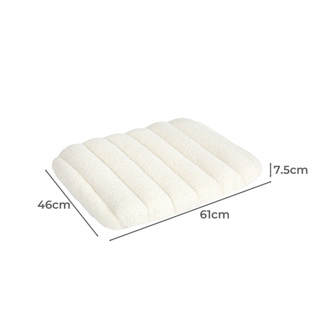 Pawz Orthopedic Sherpa Bed - White, M