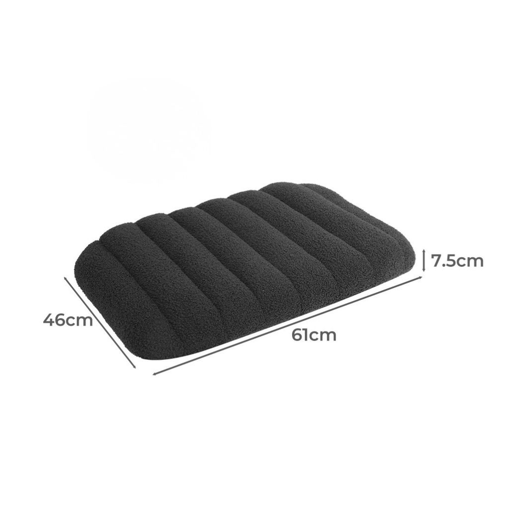 Pawz Orthopedic Sherpa Bed - Grey, L