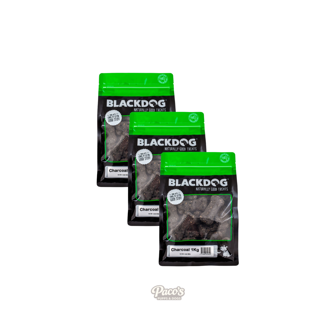 Blackdog Charcoal Biscuits - 1kg x 3pk