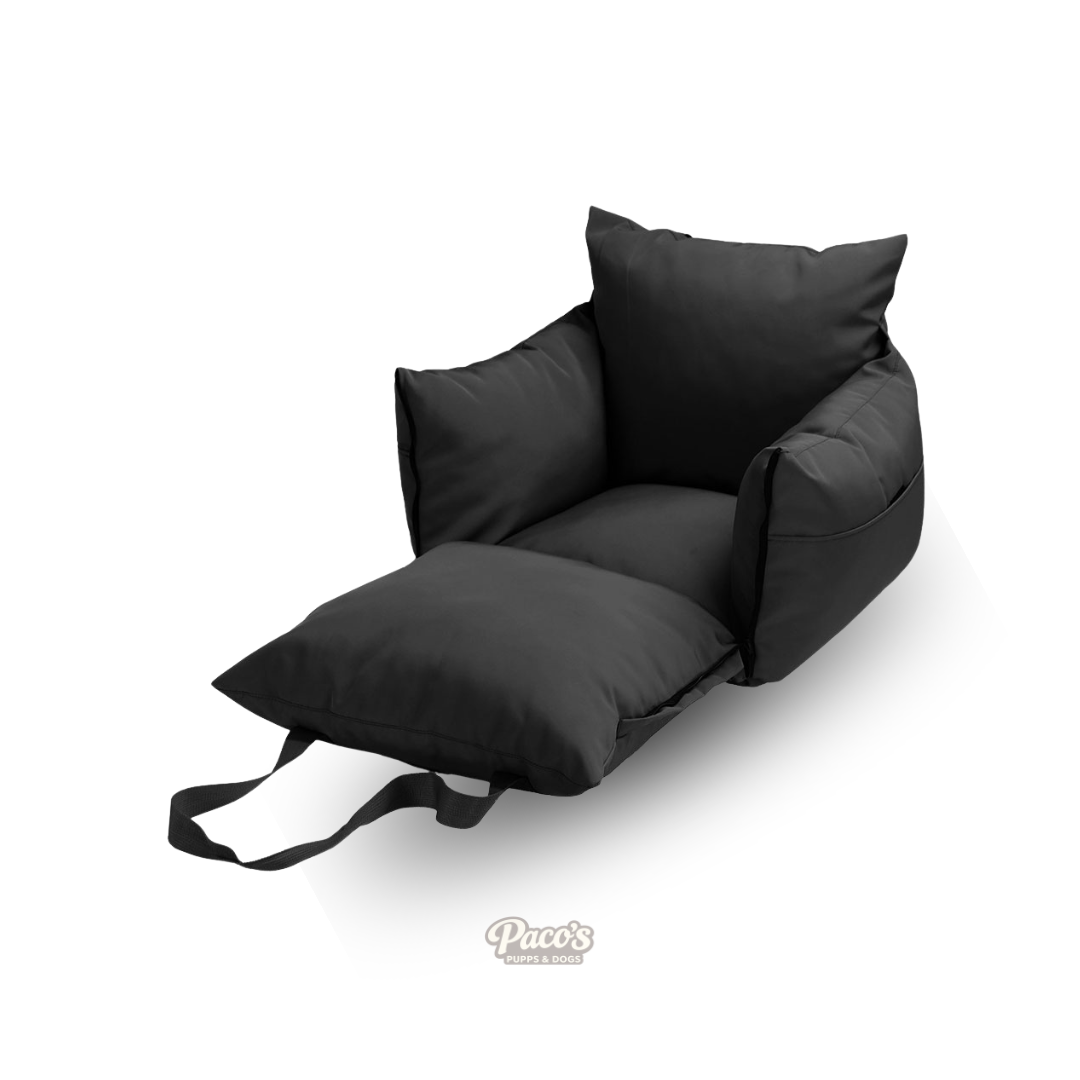 PaWz Dog Comfort Car Seat - Black