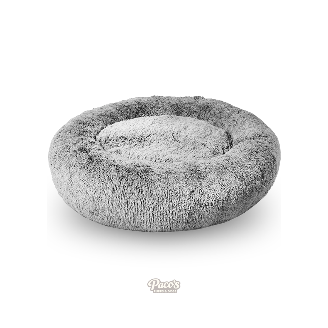 PaWz Memory Foam Donut Bed - Grey, M