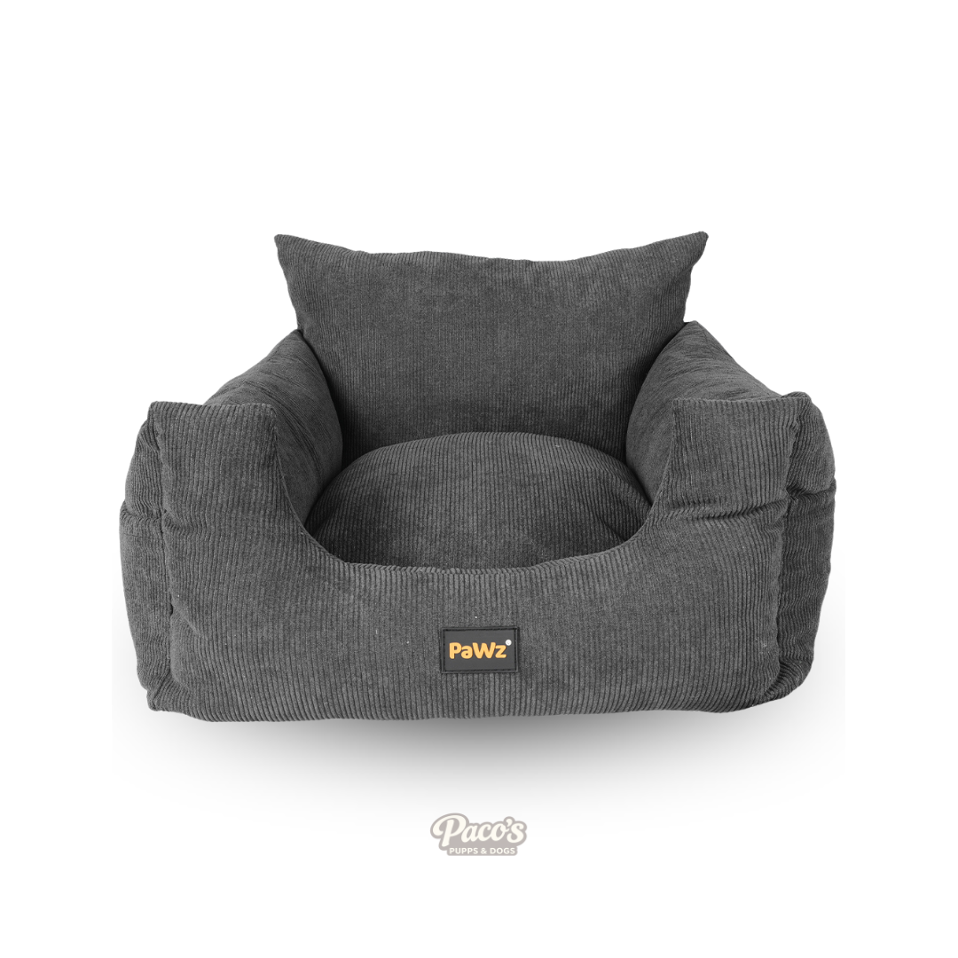 PaWz Luxe Dog Car Seat - Grey L