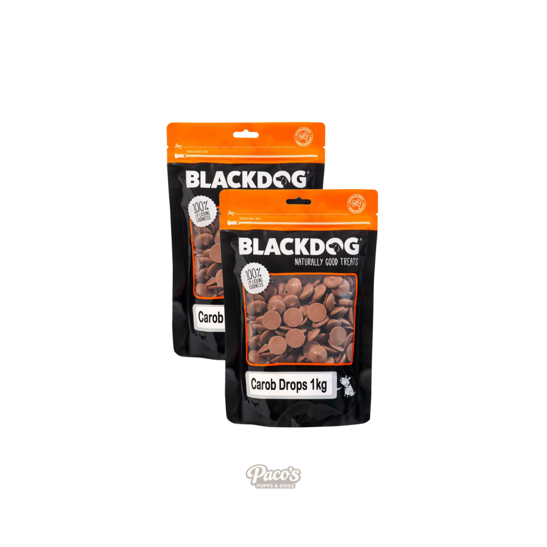 Blackdog Carob Buttons - 1kg x 2pk
