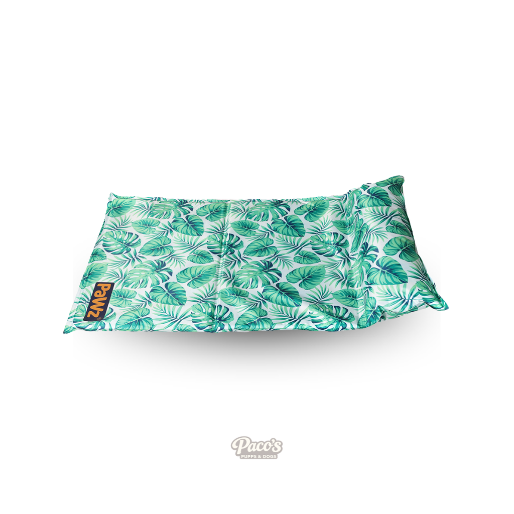PaWz Leafy Gel Cooling Mat - Green, S