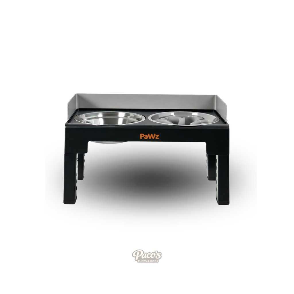 Pawz Elevated Feeder Bowls - Grey