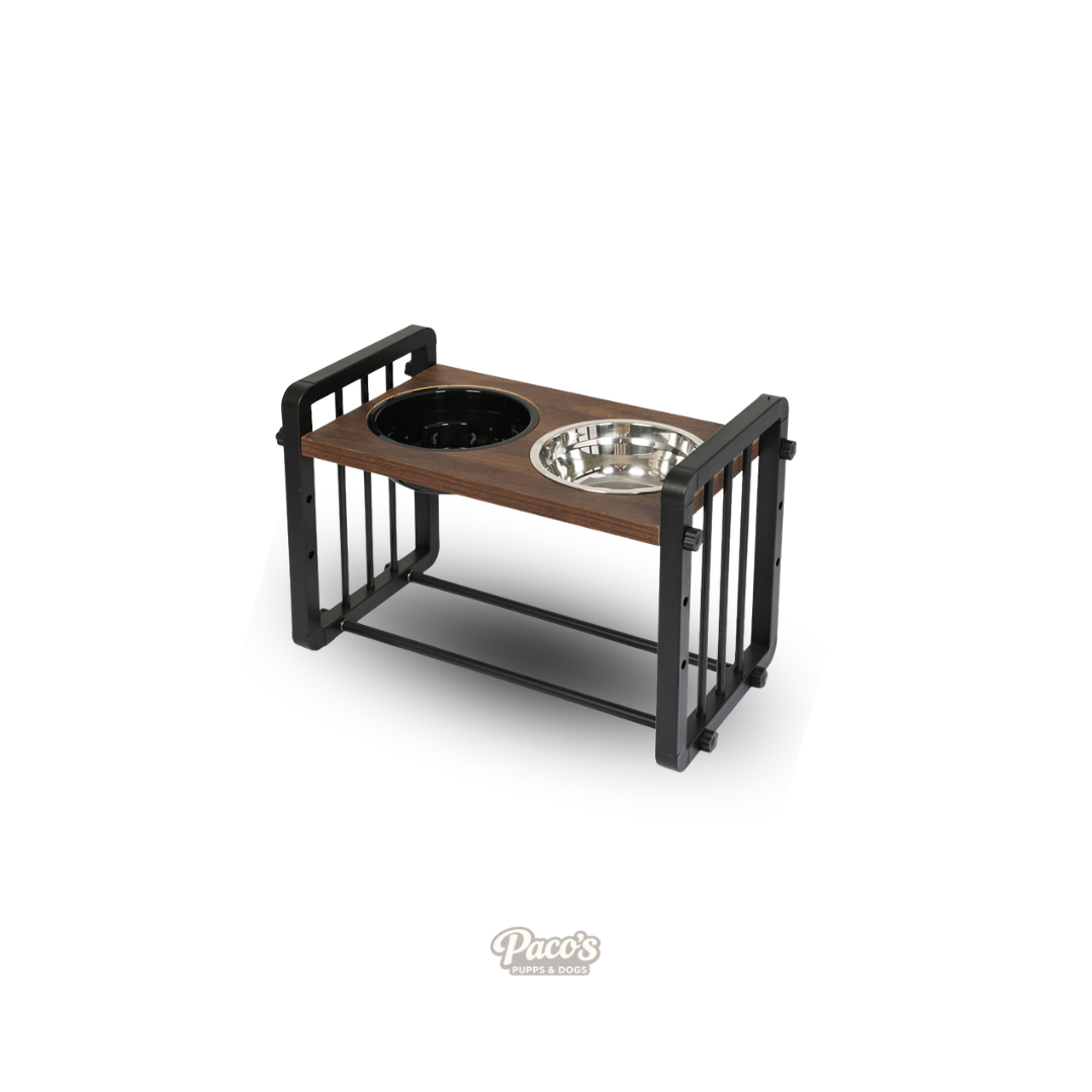 PaWz Elevated Wooden Feeder - M