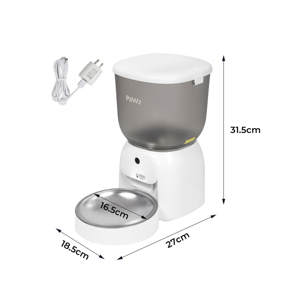 PaWz Smart Auto-Feeder 4L with Camera