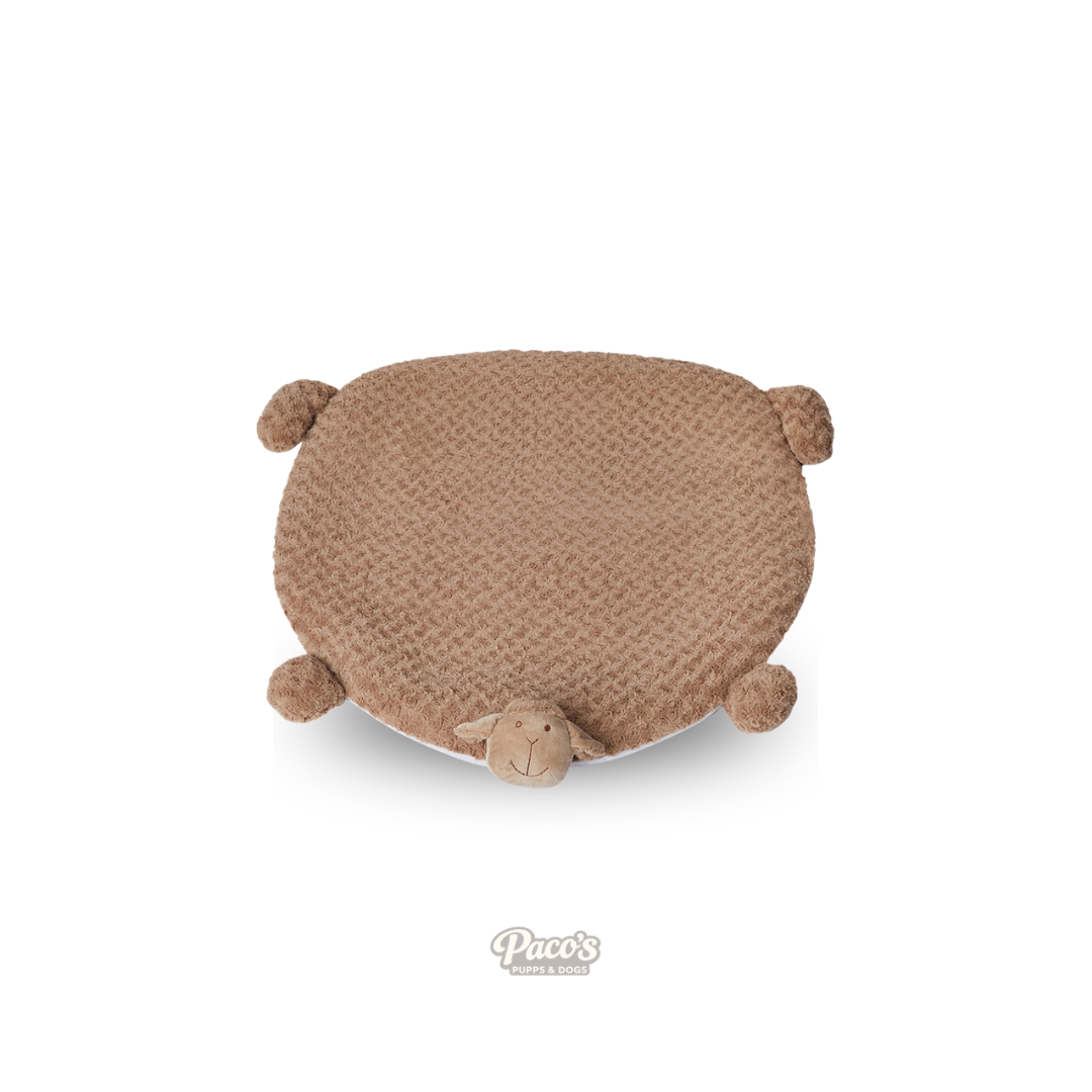 PaWz Squeaky Animal Mat - Tan, L