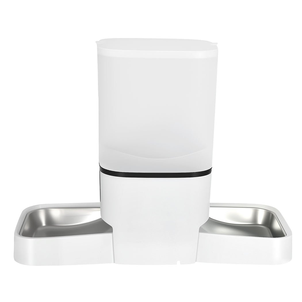 PaWz 6L Automatic Pet Feeder 2 Bowl Food Dispenser-2029387318351237121