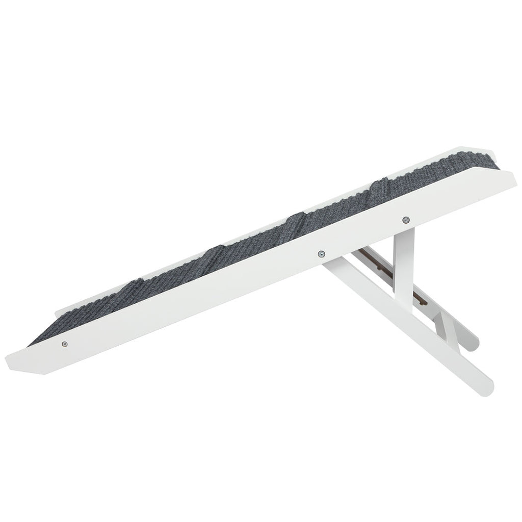 PaWz Adjustable Dog Ramp Height Stair White-2029387229503295489