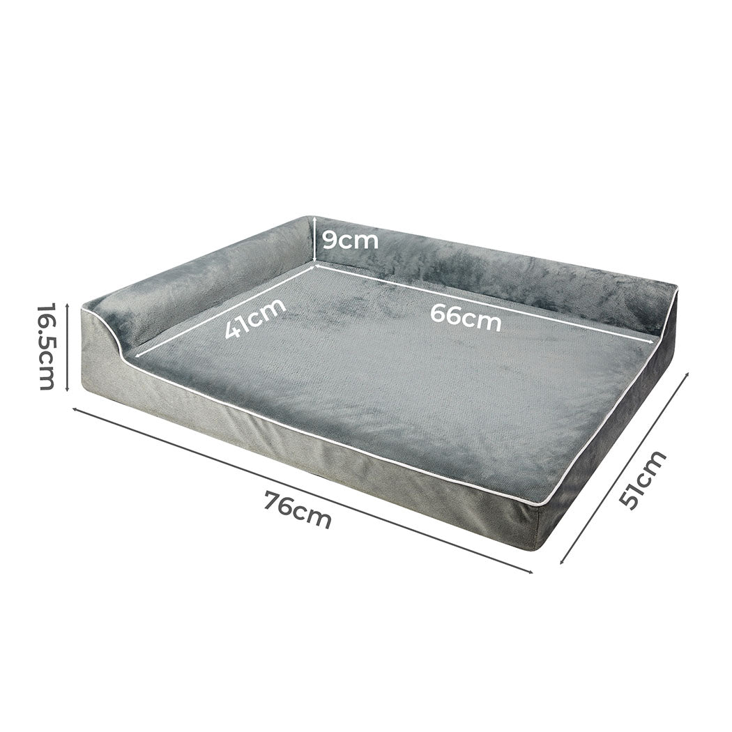 Pawz Orthopedic Dog Bed M Grey-2018816757569032194
