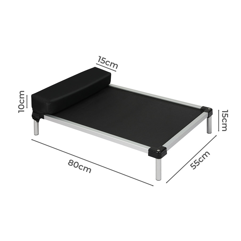 PaWz Pet Trampoline Aluminium Frame L Black Large-2018816793694572546