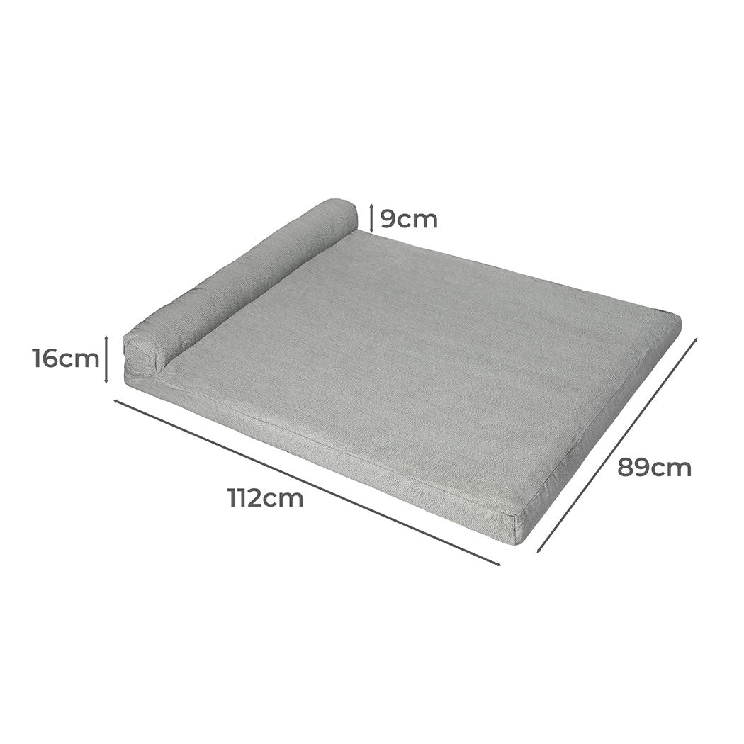 PaWz Pet Bed Chew Proof Memory Foam XL X-Large-2029387232061820930