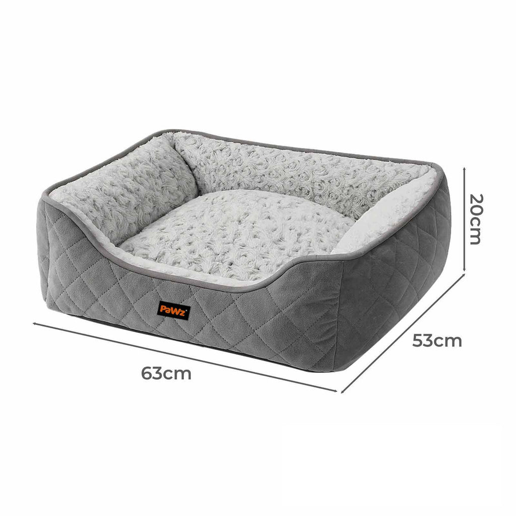 Pawz Pet Dog Calming Bed Fluffy Washable Cushion M-2006733392246345730