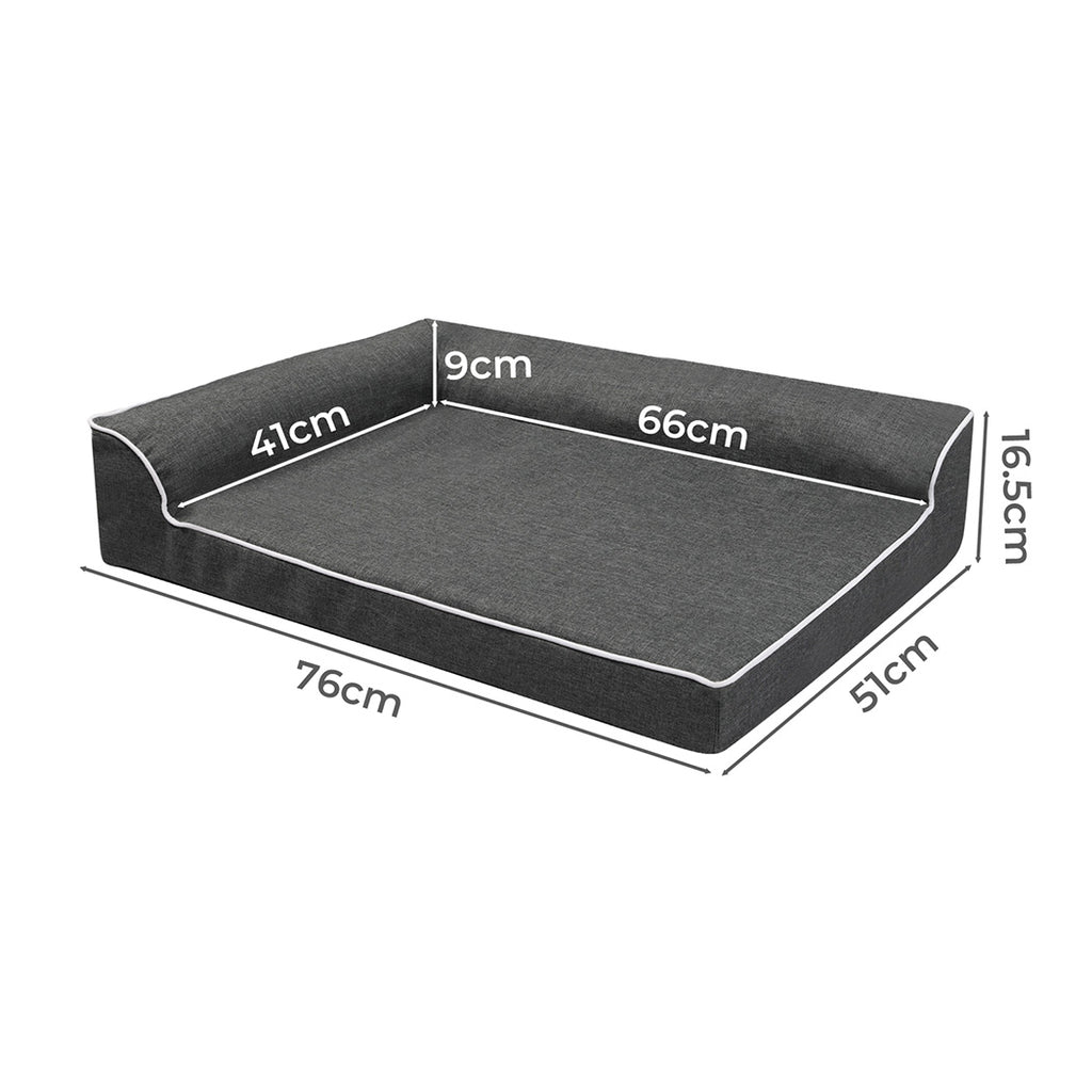 Pawz Orthopedic Dog Bed M Grey-2018816757749387266