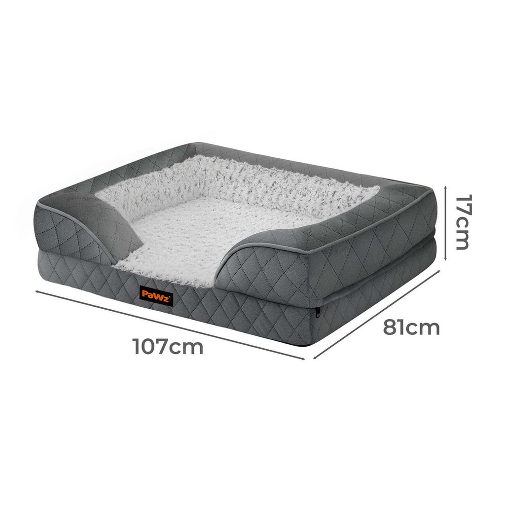 Pawz Orthopedic Memory Foam Pet Bed Dog Washable Mat-2006733392577695746
