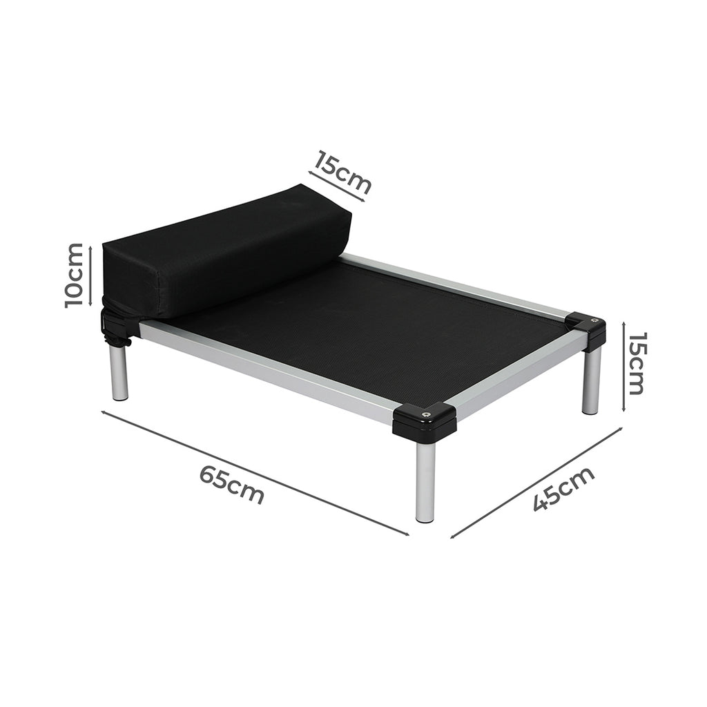PaWz Pet Trampoline Aluminium Frame M Black Medium-2018816804138389506