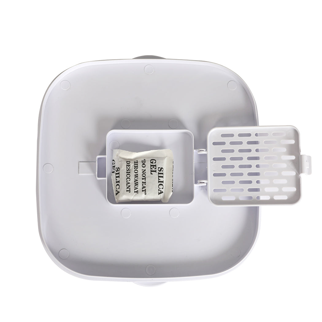 PaWz 5L Automatic Pet Feeder 2 Bowl White-2018816828129808387