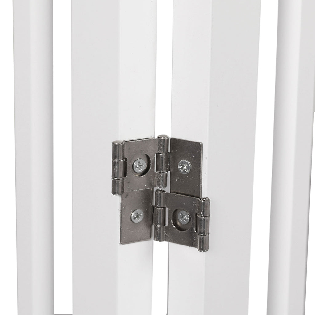 PaWz Wooden Pet Gate Dog Fence Safety White-2006732982576091139