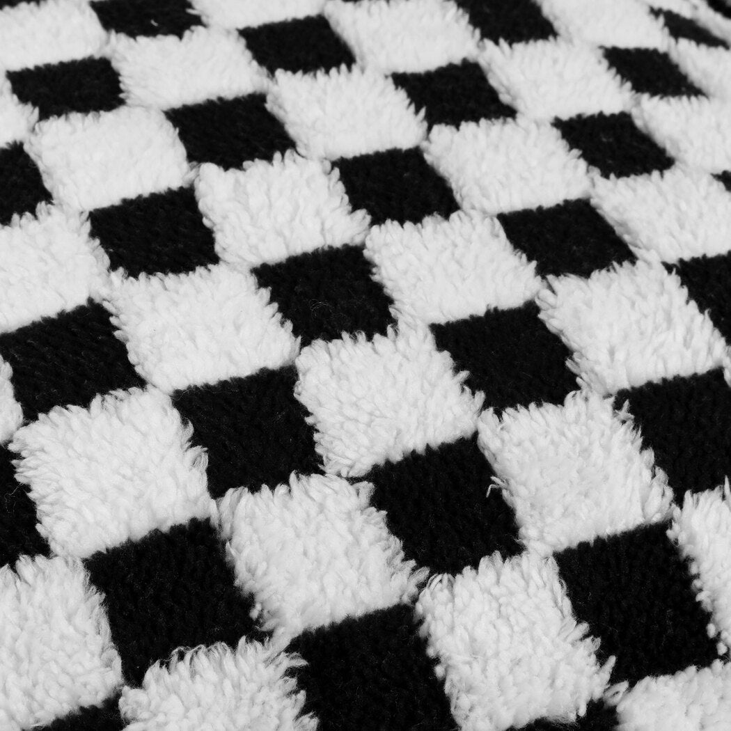 Pawz Pet Bed Plush Checkered Dog Bed Washable Cat Bed-2018816762090491909