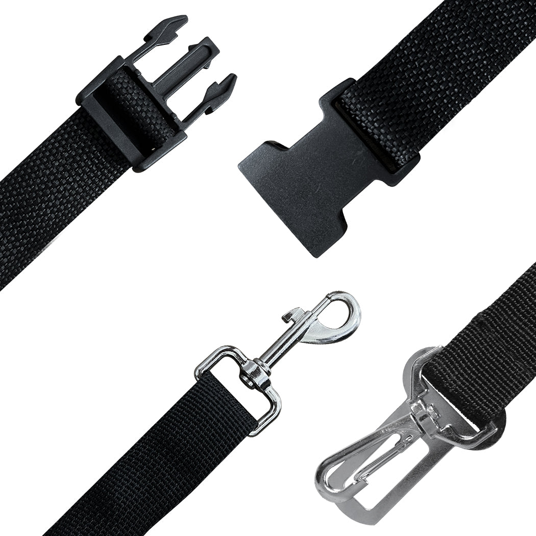 PaWz Dog Car Booster Seat Belt Pet Backrest Grey-2018816730658377733